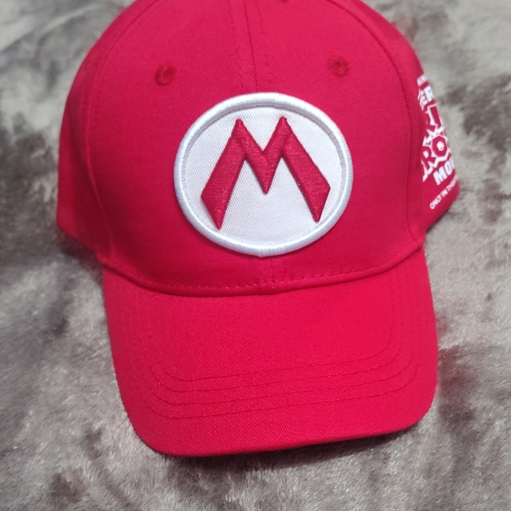 Red Cap with M Logo